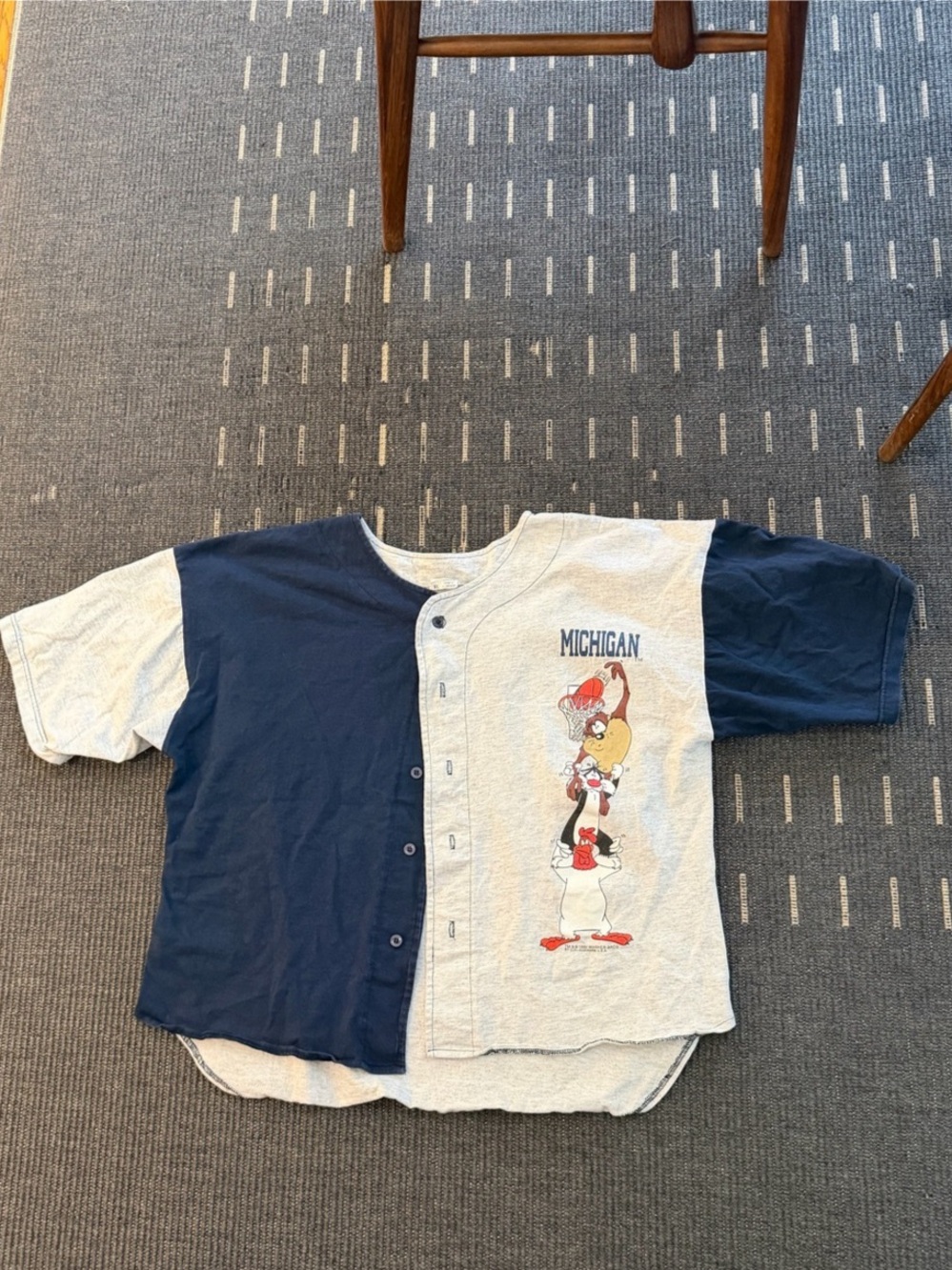 College Ware Michigan Game Day Vintage Shirt (Size XL)